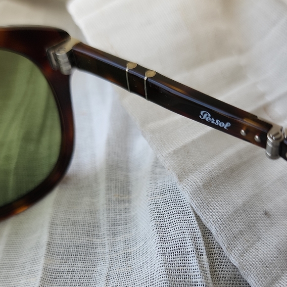 Persol Tortoise Sunglasses with Green Lenses - Picture 7 of 12